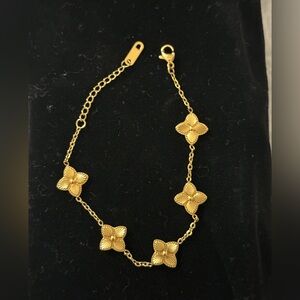 18K plated gold bracelet